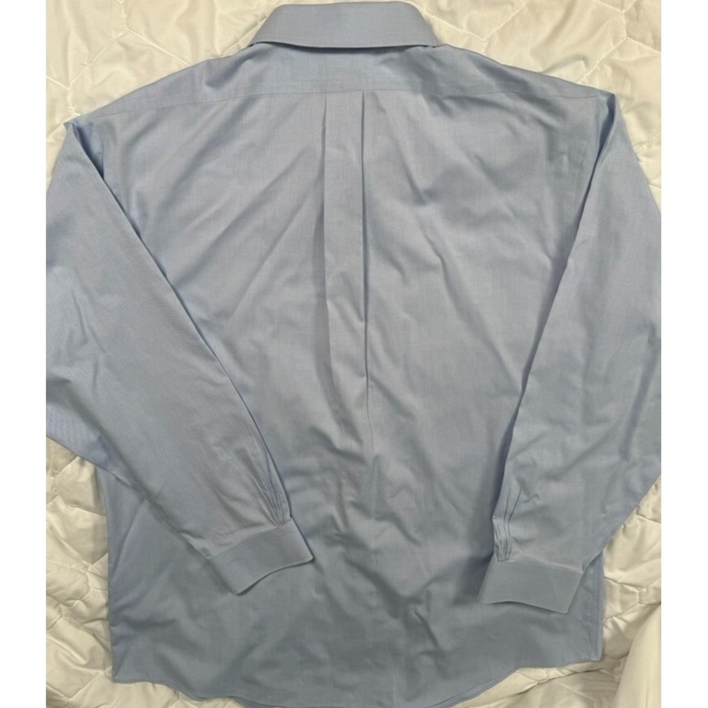 Brooks Brothers Mens 17.5 Slim Fit Long Sleeve Button Down 100% Cotton‎ Shirt - Picture 7 of 10